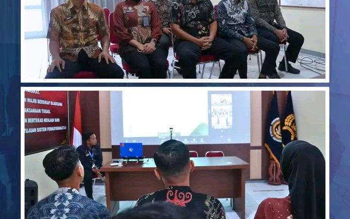 Rutan Pangkalan Brandan Ikuti Sosialisasi Standar Penyelanggaraan Penegakan Kepatuhan Internal