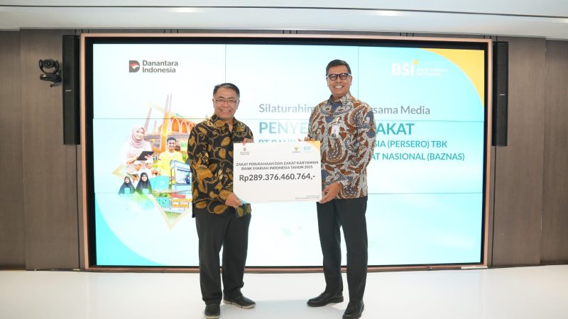 BSI Kembali Salurkan Rp289 Miliar melalui BAZNAS RI untuk Penguatan Ekonomi Umat
