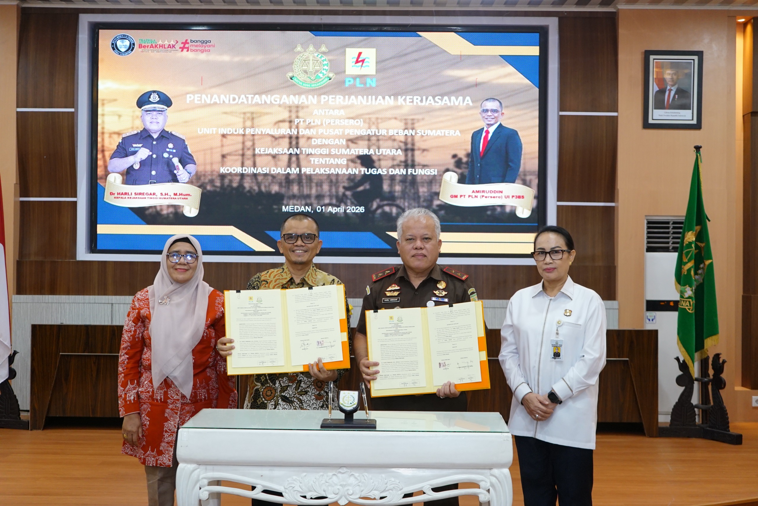 Kejati Sumut dan PLN UIP3BS Jalin Kerja Sama Penanganan Hukum Perdata dan TUN