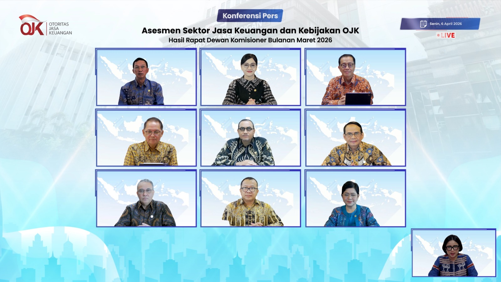 OJK, Sektor Jasa Keuangan RI Terjaga di Saat Meningkatnya Ketidakpastian Global