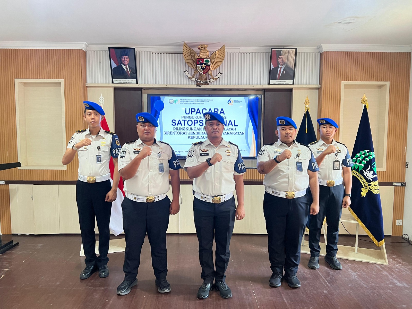 SATOPS PATNAL RESMI DIKUKUHKAN, LANGKAH TEGAS WUJUDKAN PEMASYARAKATAN BERSIH DAN BERINTEGRITAS
