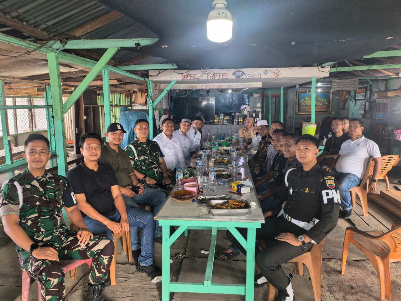 Silaturahmi Dansub Denpom I/5-1 Belawan dengan Pengurus KBB, Perkuat Sinergi Keamanan Wilayah