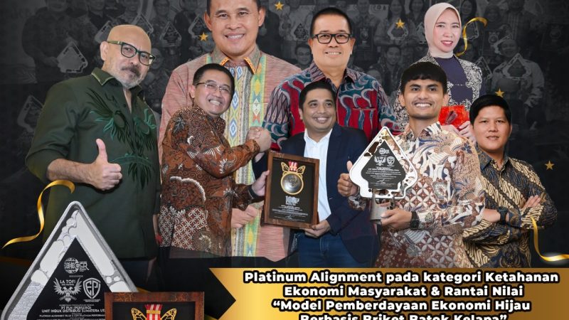 PLN UID Sumatera Utara Raih 3 Penghargaan di Nusantara CSR Awards 2026, Perkuat Ekonomi