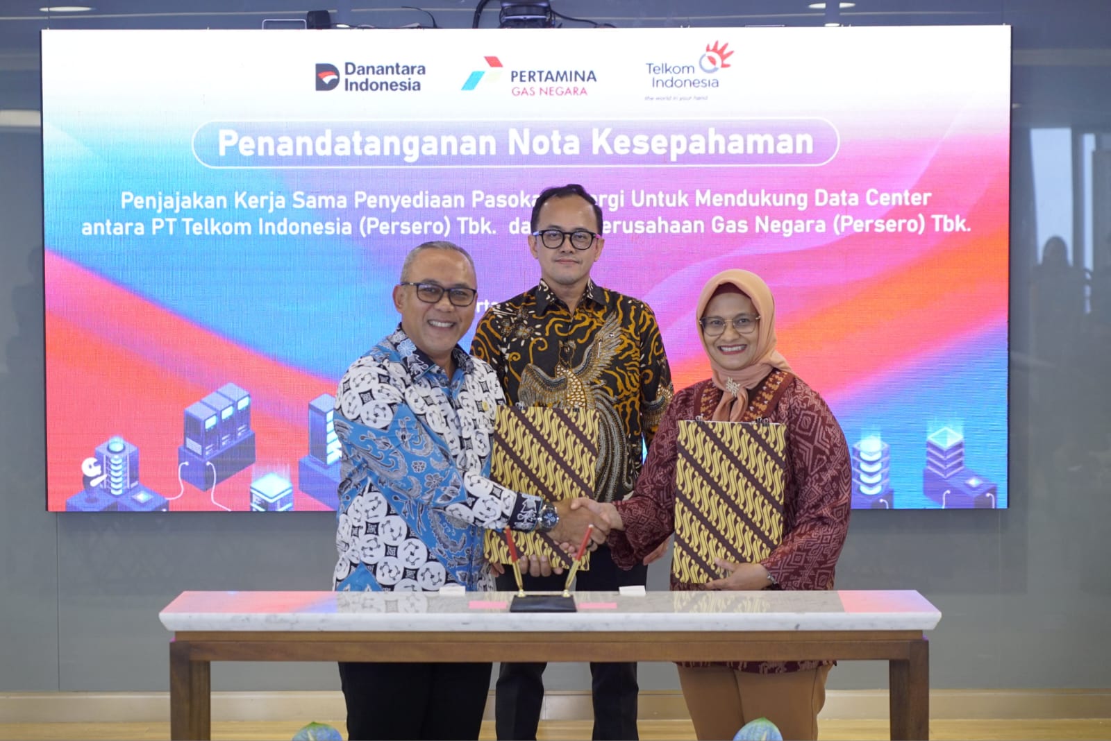 Telkom Bersama PGN Dorong Ekosistem Green Digital Infrastructure Terintegrasi dengan Mitra Global