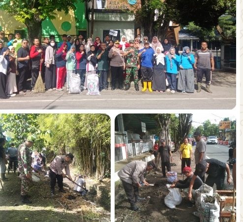Dalam Rangka Program Jumat Asri Kapolsek Medan Timur Kompol Agus M Butarbutar SH Hadiri KegiatanGotroy Massal di Kecamatan Medan Timur