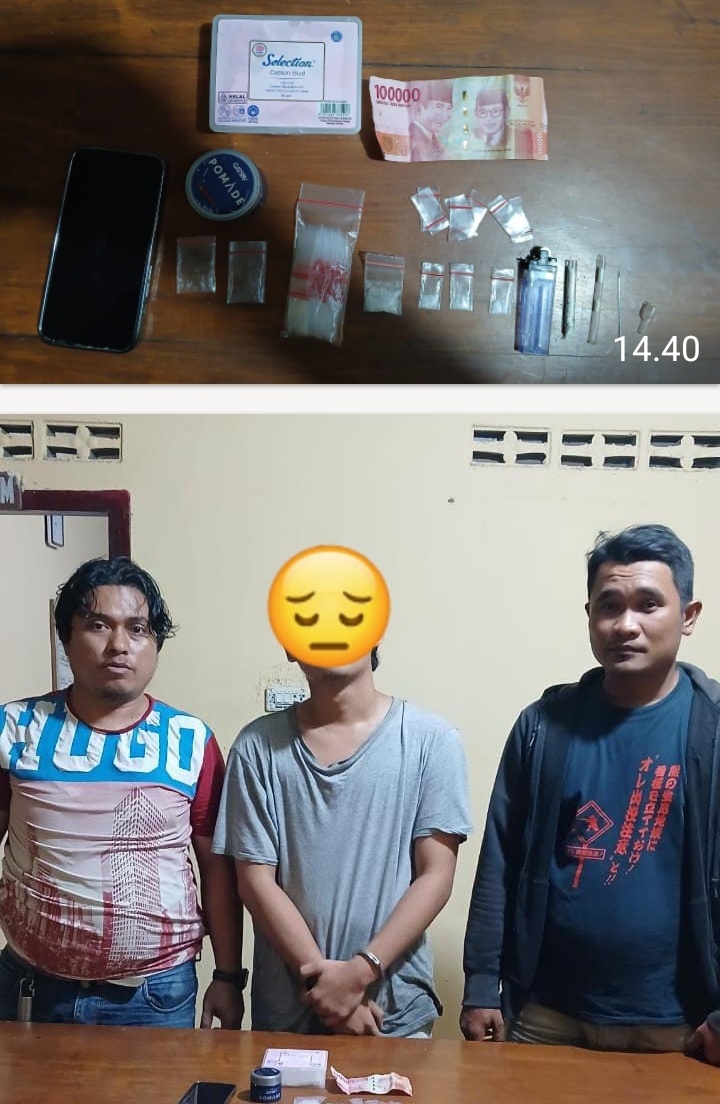 Polsek Bosar Maligas Sikat Pengedar Sabu, Mahasiswa 22 Tahun Diringkus di Jalan Perjuangan