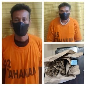 Polsek Binjai Kota, Ciduk Dua Pria Pengedar Narkoba