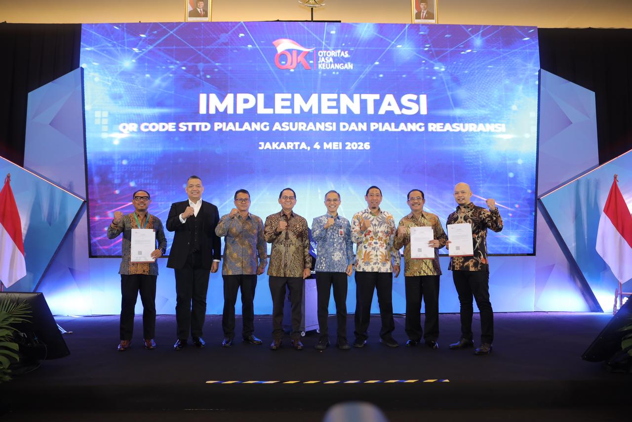 OJK Terapkan QR Code Surat Tanda Terdaftar Pialang Asuransi dan Reasuransi Indonesia