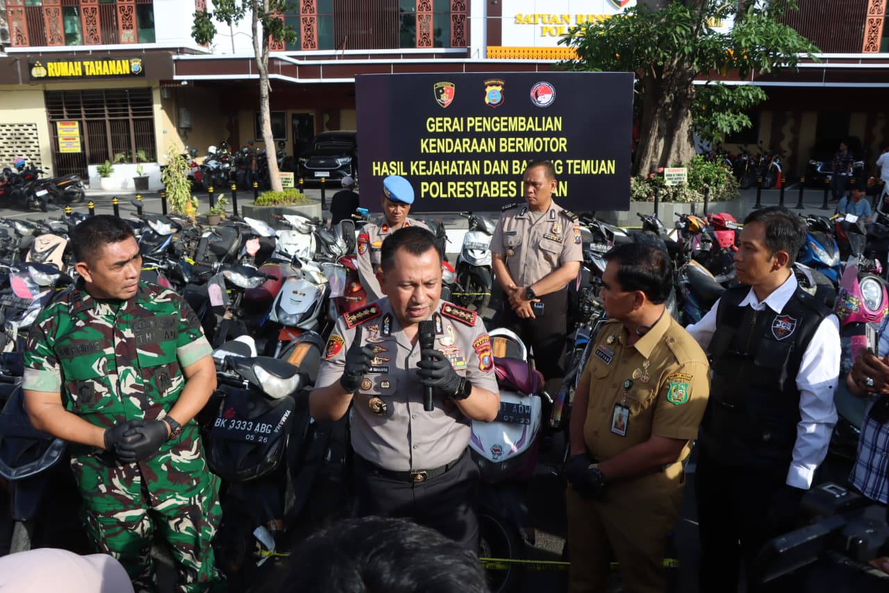 Medan “Bersih-Bersih”: Polrestabes Medan Gulung 290 Pelaku Kejahatan, 19 Diterjang Timah Panas