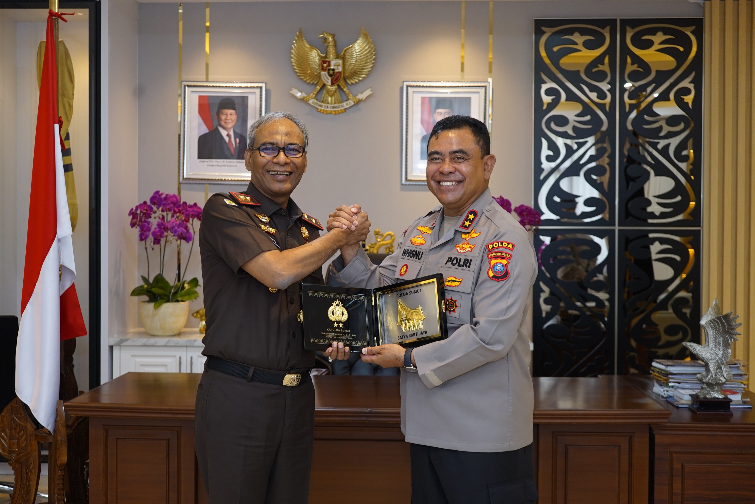 Kajatisu Muhibuddin , SH., MH Kunjungi Polda Sumut