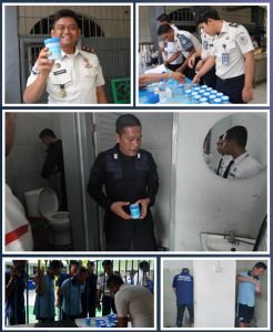 Rutan Kelas IIB Pangkalan Brandan Gelar Ikrar Pemasyarakatan Zero Halinar, Razia Gabungan, Tes Urine, dan Penyuluhan Bahaya Narkoba