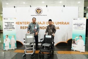 BSI Kirim 600 Kursi Roda,Support Kelancaran Puncak Haji di Tanah Suci