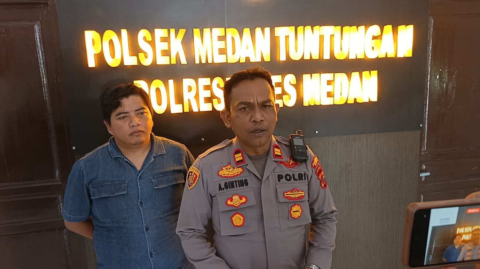 Viral Spanduk Curhat Dugaan Pencurian di Medan Tuntungan, Polisi Turun Tangan Cek Lokasi
