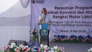 PLN UID Sumut Resmikan Pelatihan Konversi dan Workshop Bengkel Motor Listrik