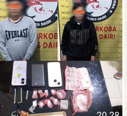 Miliki Sabu, Sat Narkoba Polres Dairi Berhasil Ringkus Residivis Bersama Wanita di Kamar Kos – Kosan