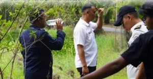 Rutan Tanjung Pura Bersihkan Lahan Ketahanan Pangan di Desa Binaan Pemasyarakatan