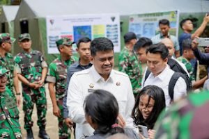 Dukung Karya Bakti TNI AD di Nias, Bobby Dorong Percepatan Infrastruktur dan Kesejahteraan Masyarakat
