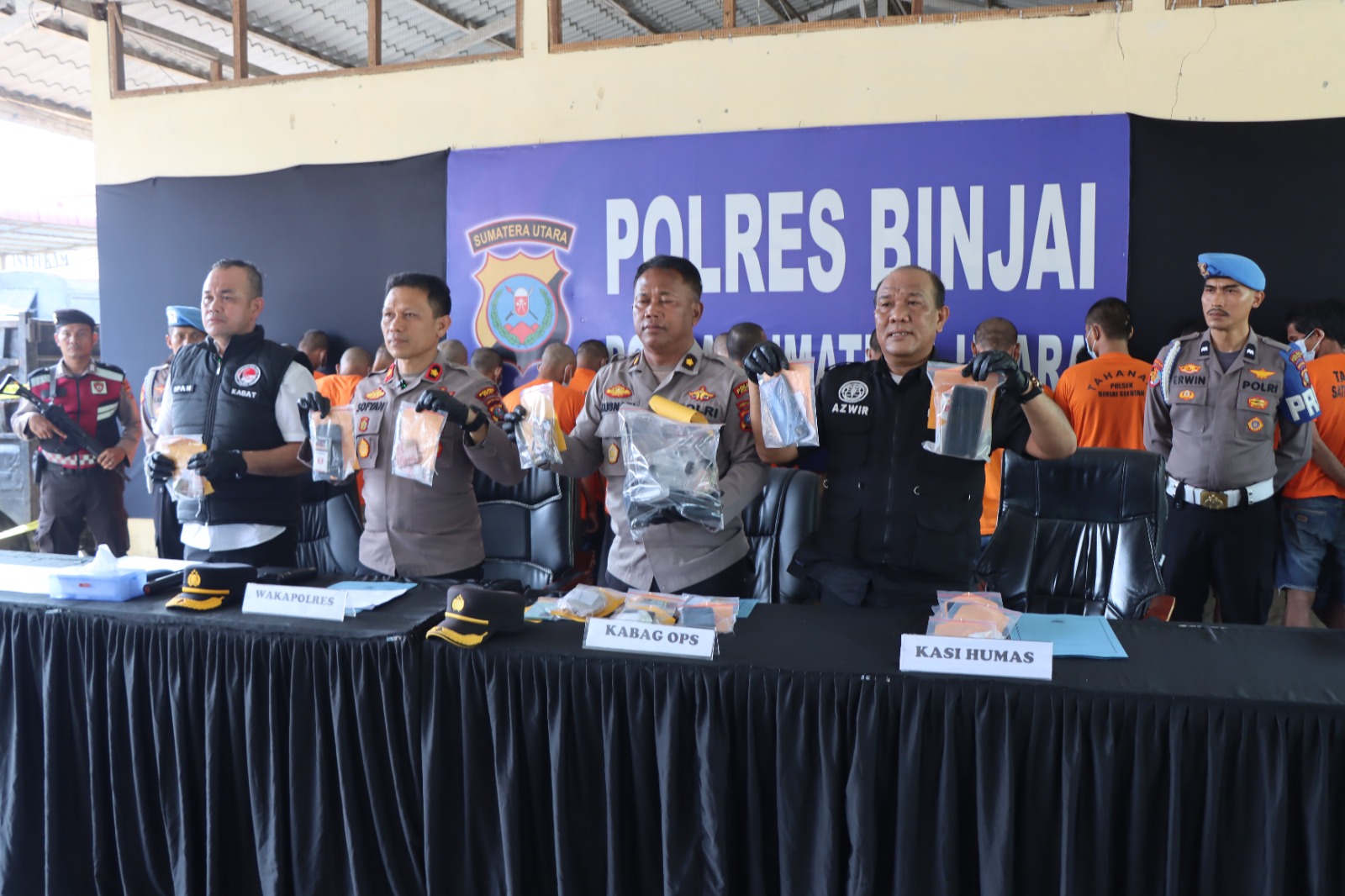 POLRES BINJAI TEGASKAN KOMITMEN PERANGI NARKOBA, OPERASI ANTIK TOBA 2026 UNGKAP 23 KASUS DAN 28 TERSANGKA