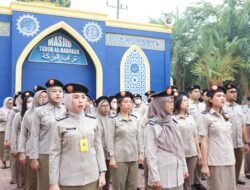 Awali Pekan Kerja, Kantor Pertanahan Deli Serdang Gelar Apel Pagi