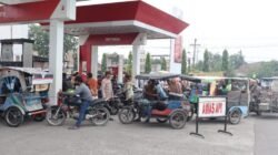 Antrean Pengisian BBM Mengular, Polresta Deli Serdang Lakukan Pengamanan dan Pengaturan Jalur Disetiap SPBU