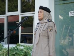 Inneke Tania Arsyad Pimpin Apel Pagi Rutin Kantor Pertanahan Deli Serdang