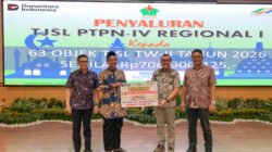 PTPN IV Regional I Salurkan Bantuan TJSL Rp 706 Juta untuk Pembangunan Sosial Berkelanjutan