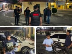 Patroli Hingga Subuh,Polres Pematangsiantar Amankan  Enam Sepedamotor Knalpot Brong