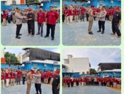 Kapolsek Medan Timur Kompol Agus M. ButarButar SH Bertindak Sebagai Pembina Upacara Dalam Rangka Police Goes To School di Wilkum Polsek Medan Timur