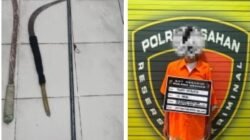 Sat Reskrim Polres Asahan Amankan Remaja Pembawa Sajam yang Diduga Hendak Terlibat Tawuran Geng Motor