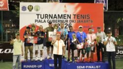 Kementerian ATR/BPN Raih Juara II Beregu Turnamen Tenis Piala Gubernur DKI Jakarta 2026
