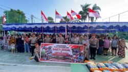 Ditreskrimsus Polda Kepri Bagikan dan Pasang Bendera Merah Putih Bersama Masyarakat, Perkuat Semangat Kebangsaan.‎