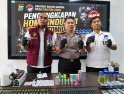 Polda Sumut Bongkar Home Industri Vape Mengandung Etomidate, Bahan Baku Diduga Dipasok dari Kamboja