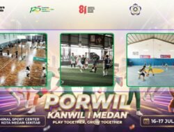 Sambut HUT ke-81 Kemerdekaan RI, Pegadaian Kanwil I Medan Gelar PORWIL 2026 Bertajuk “Play Together, Grow Together”