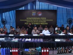 Polrestabes Medan&nbsp; Ungkap&nbsp; 1.187 Kasus Narkoba&nbsp; Dalam 300 Hari dan Musnahkan Puluhan Kg. Barang&nbsp; Bukti
