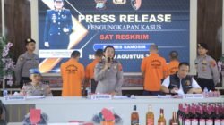 Sat Reskrim Polres Samosir Ungkap Tujuh Kasus Perhatian Publik