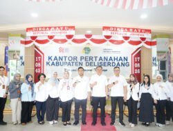 Inspektur Wilayah III ATR/BPN Kunjungi Kantor Pertanahan Deli Serdang