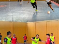 Rutan Tanjung Pura Semarakkan HUT Republik Indonesia ke-81 dengan Pertandingan Futsal Antar Pegawai