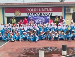 Polantas Karib, Sat Lantas Polres Pelabuhan Belawan Kenalkan Polisi sebagai Sahabat Anak Sejak Usia Dini