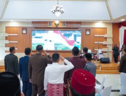 Peringati HUT Ke-81 RI, Wali Kota Medan Ikuti Upacara Detik-Detik Proklamasi Secara Live Streaming