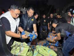 Kejar – Kejaran Hingga Harus Tabrak Mobil Pelaku, Satresnarkoba Polrestabes Medan Berhasil Gagalkan Pengiriman 93 Kg Ganja