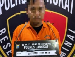 Polres Langkat Tangkap Tujuh Pelaku Pencurian Disertai Kekerasan di Empat Lokasi, Dua Senjata Tajam dan Dua Sepeda Motor Diamankan
