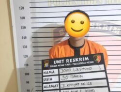 Seorang Pria Pengangguran Mencuri Jemuran Dibekuk Unit Reskrim Polsek Medan Timur