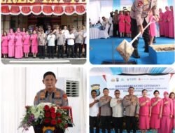 Kunker ke Tapteng, Kapolda Sumut Letakkan Batu Pertama Pembangunan Rusun Polres Tapanuli Tengah