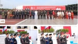 Kapolda Sumut Hadiri Upacara HUT ke-81 RI di Lapangan Astaka
