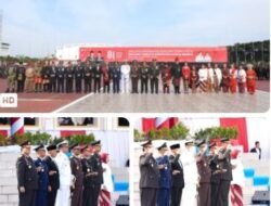 Kapolda Sumut Hadiri Upacara HUT ke-81 RI di Lapangan Astaka