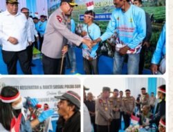 Kapolda Sumut Cek Langsung Pemeriksaan Kesehatan Gratis untuk Warga Samosir