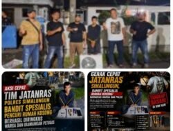 Gerak Cepat Jatanras Simalungun, Bandit Spesialis Rumah Kosong Diringkus Warga dan Polisi