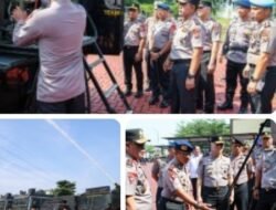 Kapolda Sumut Cek Kesiapsiagaan Personel, Kendaraan dan Peralatan Penanganan Karhutla