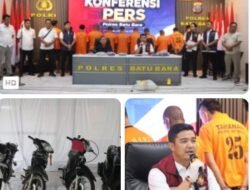 Polres Batu Bara Ungkap 10 Kasus 3C, 17 Tersangka Diamankan