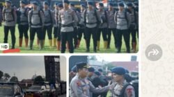 Gunung Sinabung Erupsi, Polda Sumut Siagakan 100 Personel Brimob dan Peralatan Pendukung
